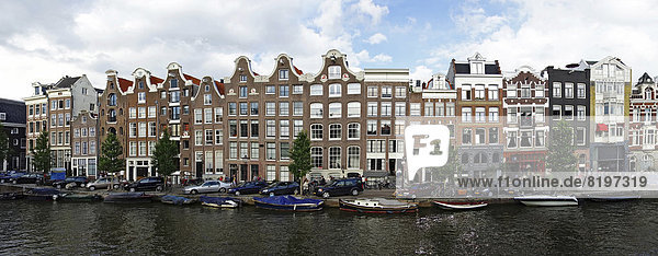 Niederlande  Amsterdam  Prinsengracht  typische historische Gebäude