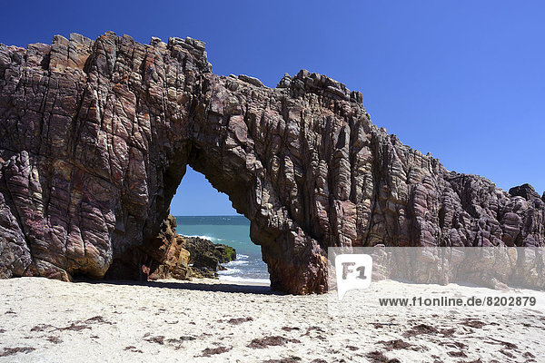 Rock arch on the beach