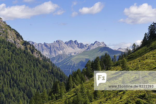 Ausblick vom Hochweißsteinhaus zu den Lienzer Dolomiten