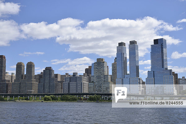 Skyline von Upper West Side mit Riverside Park und Henry Hudson Parkway