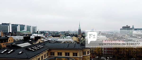 Stockholm  Hauptstadt  Ansicht  Innenstadt