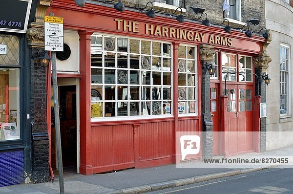 Die Haringey Arms Pub in Crouch End  London  Großbritannien.
