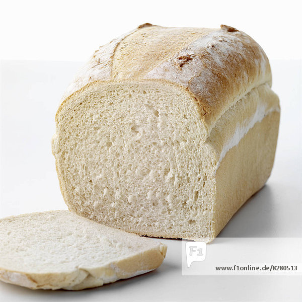 Brot Brotlaib Scheibe weiß