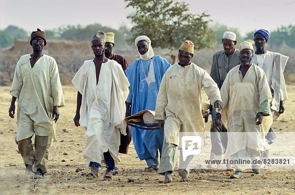 Funeral procession  Burkina Faso (formerly Upper Volta)