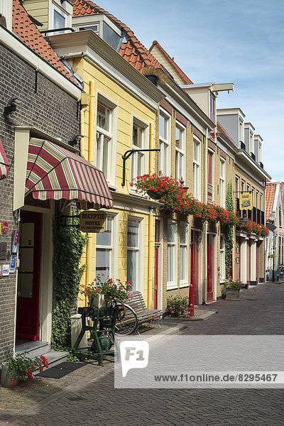 Niederlande  Delft  Traditionelle Stadthäuser