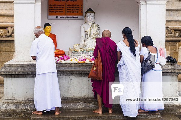 Mensch  Menschen  Gebet  fünfstöckig  Buddhismus  UNESCO-Welterbe  Anuradhapura  Asien  Sri Lanka
