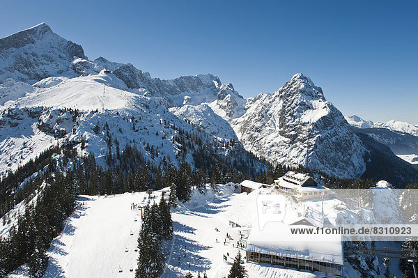 Mountain station  Ski resort at Mt. Kreuzeck