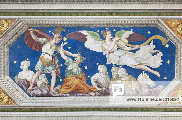 Perseus und Medusa  Deckengemälde  1511-12  Villa Farnesina