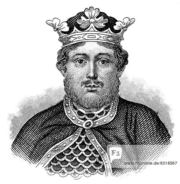 Portrait  Richard I. Löwenherz  1157-1199  König von England