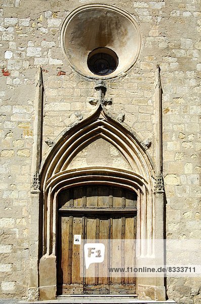Fenster  flirten  Kirche  Eingang  Gotik  Jahrhundert  rund