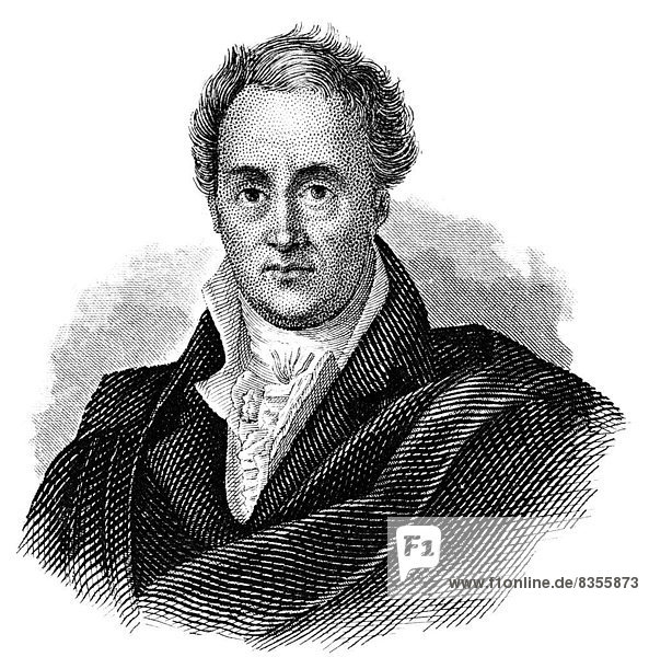 Porträt von Johann Wolfgang von Goethe  1749 - 1832  deutscher Dichter und Dramatiker
