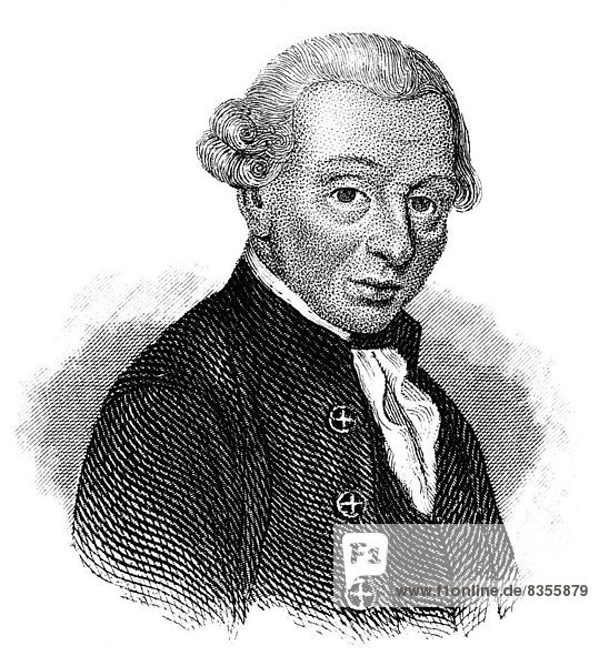 Immanuel Kant  1724 - 1804  deutscher Philosoph der Aufklärung