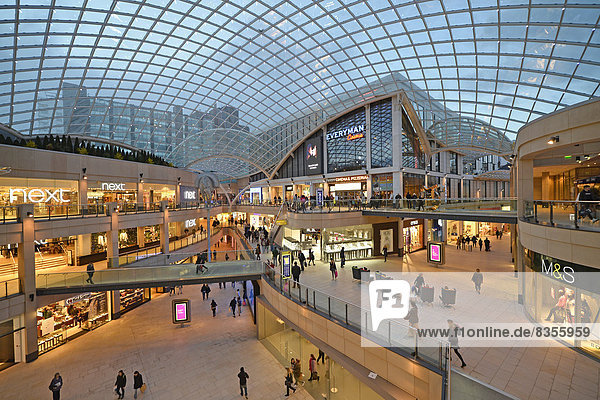 Einkaufszentrum Trinity Leeds Shopping Centre  Leeds  West Yorkshire  England  Großbritannien