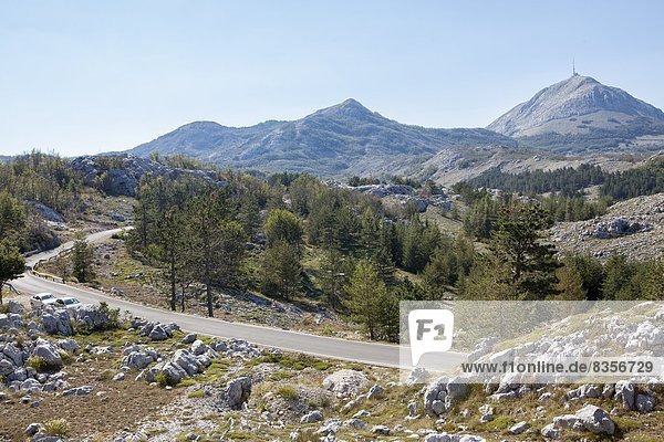 entfernt Europa Ansicht Mausoleum Montenegro