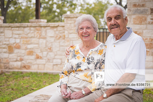 USA  Texas  Portrait of senior couple