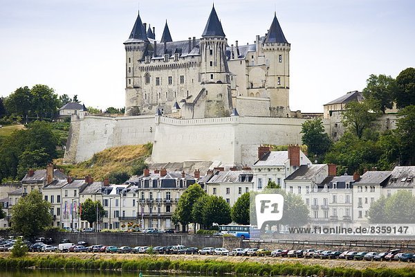 Frankreich Fluss Palast Schloß Schlösser Loire