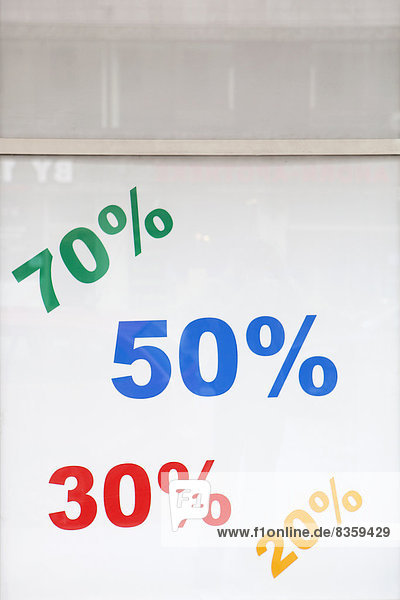 Special offer retail signs