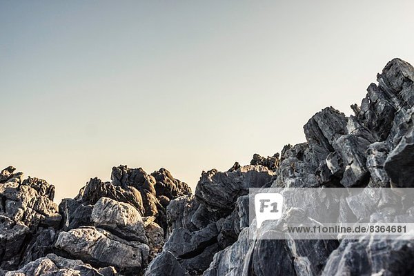 Rock formation in Samos Greece