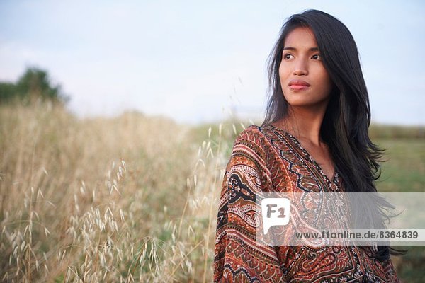 Woman posing for camera