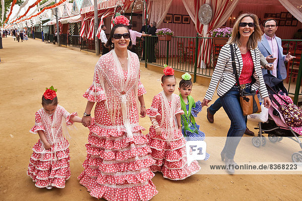 Tradition  Festival  Andalusien  April  Sevilla  Spanien