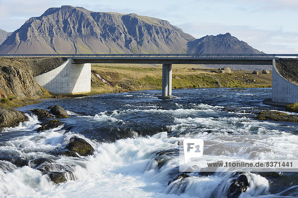 Bridge On Highway 54 Over The River Hitara Snaefellsnes  West Iceland  Iceland