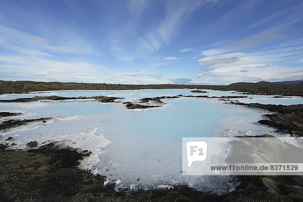 blau , Spa , Heiße Quelle , Grindavík , Island , Lagune