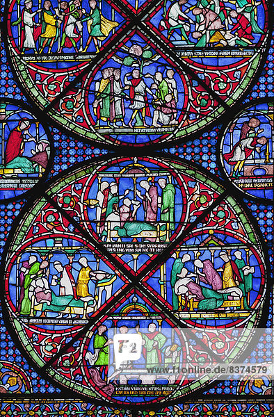 Fenster  Glas  bunt  Schmutzfleck  Kathedrale  England  Kent
