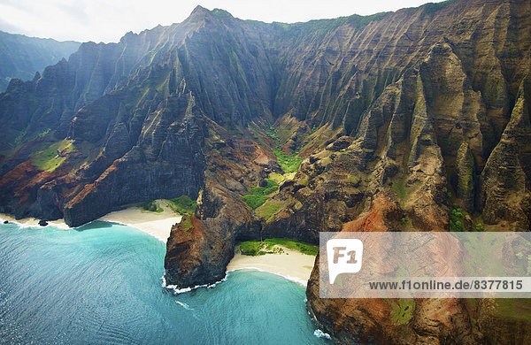 Vereinigte Staaten von Amerika  USA  Felsen  Küste  Insel  Ansicht  vorwärts  Hawaii  hawaiianisch