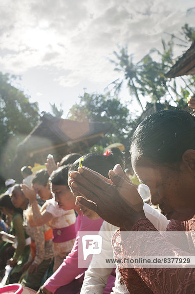 Frau  Gebet  Festival  Indonesien