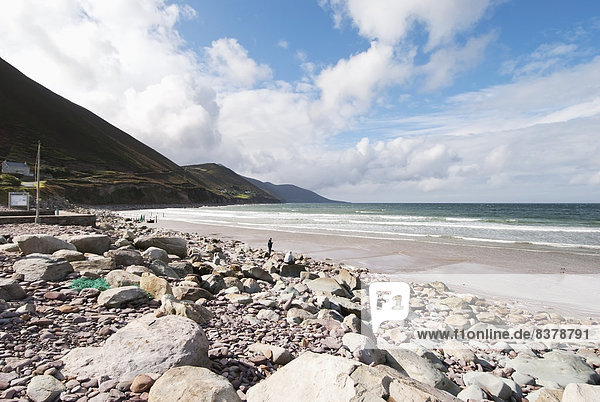 Rocks And Sand Along The Coastline County Kerry  Ireland