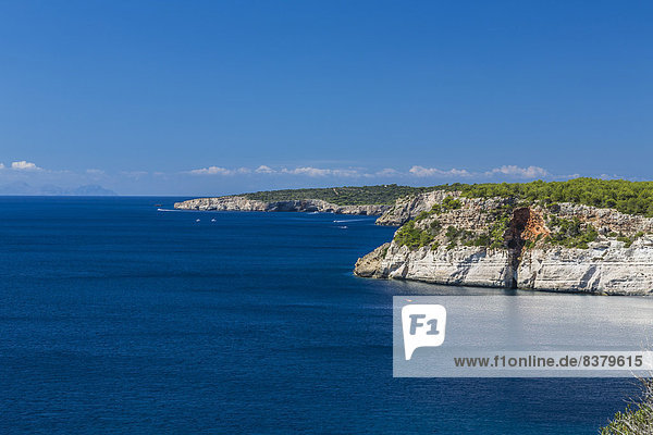 nahe Küste zeigen Menorca Balearen Balearische Inseln Aussichtspunkt Spanien