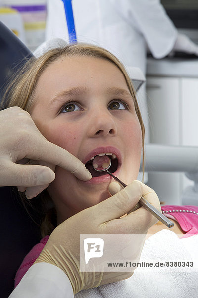 Girl at the dentist  Germany