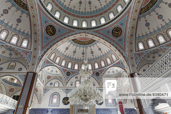 Deckenmalerei  Merkez Külliye Moschee  Manavgat  Provinz Antalya  Türkei