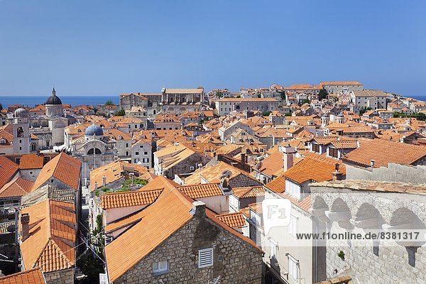 Europa Altstadt UNESCO-Welterbe Kroatien Dalmatien Dubrovnik