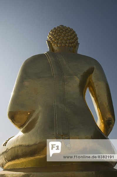 Huge Golden Buddha  Sop Rouk  Golden triangle  Thailand