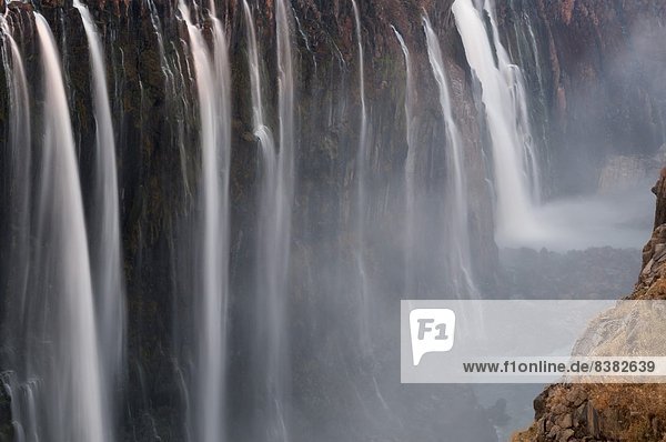 Victoria Falls  UNESCO World Heritage Site  Zimbabwe  Africa