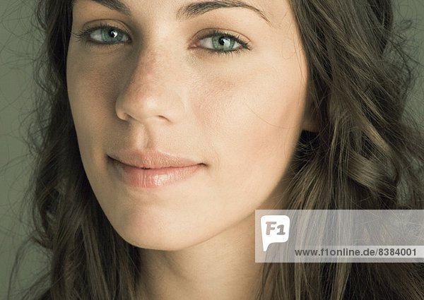 Young woman's face  portrait