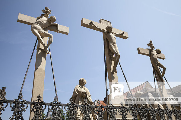 Deutschland Nordrhein-Westfalen Xanten Kalvarienberg am Dom