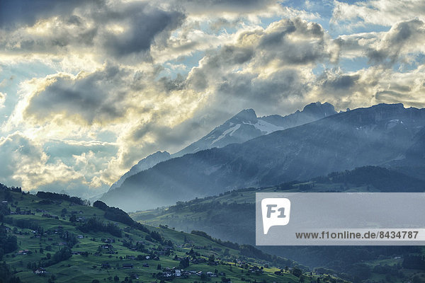 Europa  Berg  Wolke  Stimmung  schweizerisch  Schweiz
