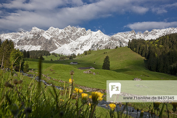 Wasser Europa Berg Landwirtschaft Alpen Schweiz