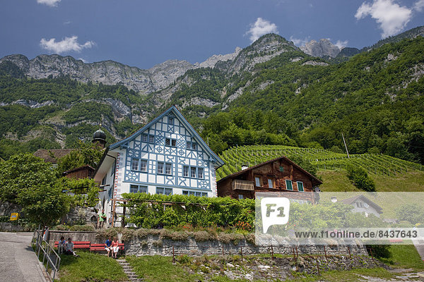 Switzerland  Europe  Churfirsten  mountain  mountains  autofreely  canton  SG  St. Gallen  St. Gall  Quinten