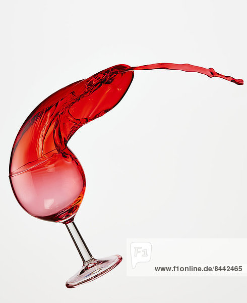 Red wine in wine glass