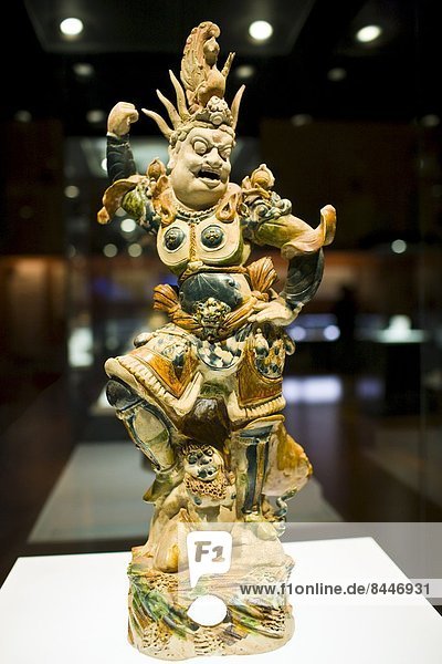 zeigen  Glas  Tasche  Geschichte  Museum  China  Figur  Xian