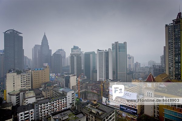 Skyline Skylines Ostasien Fernsehen China Perle Shanghai