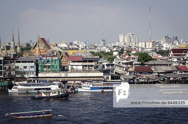 Chao Phraya River  Bangkok  Thailand  Südostasien  Asien