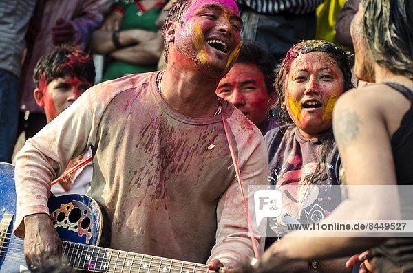 Kathmandu  Hauptstadt  Fest  festlich  Entertainment  Festival  Asien  Menschenmenge  Nepal