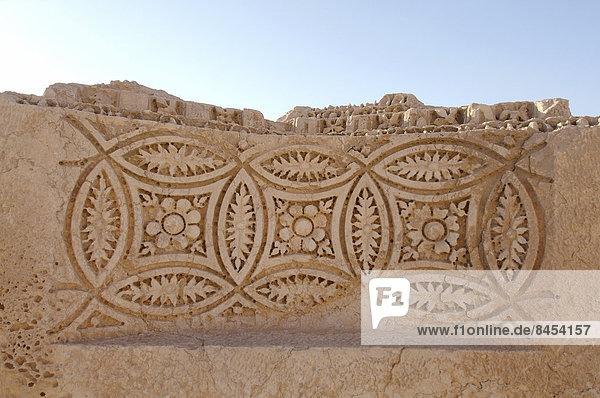 Unvollendetes Relief, antike Stadt Palmyra, Palmyra-Bezirk, Gouvernement Homs, Syrien