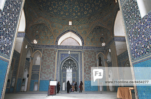 Gebetshalle der Freitagsmoschee  Yazd  Provinz Yazd  Persien  Iran