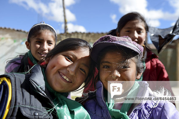Freundinnen  El Alto  Departamento La Paz  Bolivien