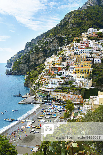 Townscape of Positano  Amalfi Coast  Campania  Italy